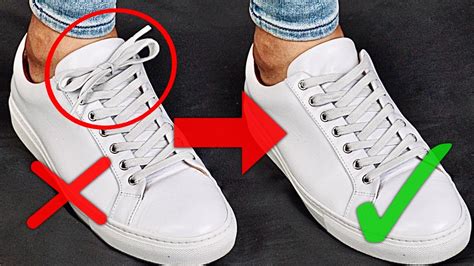 how to wear shoes without tying laces|tie shoes without laces showing.